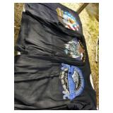 6 sturgis rally shirts from various years men's