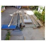 Assorted yard tools