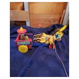 Rare vintage Fisher price bucky burro toy