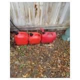 3 2gal gas tanks