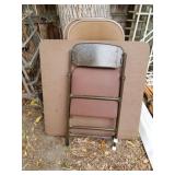 Folding table and 3 chairs