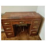Vintage waterfall art deco desk