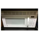 White GE Over Range Microwave T7D