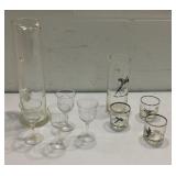 Mid Century Martini Glassware K7A