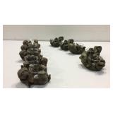 10 Rabbit and Frog Tea Light Holders K8C