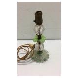 Vintage Glass Candlewick Lamp K15A