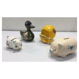 Veg Duck Bank, Piggy Bank, Helmet Bank K8C