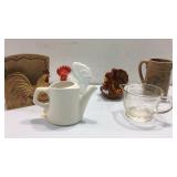 Vintage Chickens, McCoy and Ironstone K8C