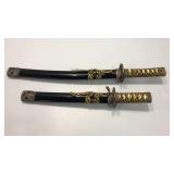 2 Wonderful Japanese Wakizashi Blades Q