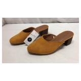 Avianna Low Vamp Kitten Heel Mules (7) Q10D