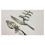 Beautiful Metal Serving Pieces K16C