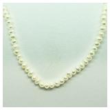 $100 S/Sil Fresh Water Pearl Bead Necklace
