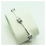 $200 S/Sil CZ Bracelet