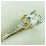 $100 S/Sil CZ Ring
