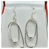 S/Sil Dangle Style Earrings