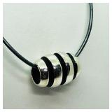 $240 S/Sil Bead (8G) Necklace
