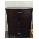 Tall Black Painted Dresser K10A