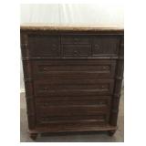Bamboo Style Vertical Dresser Chest K