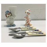 Vintage Bozo the Clown Cutlery Set K16C