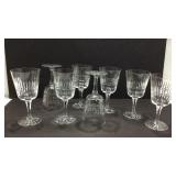 Eight Crystal Waterford Wine Glasses K7G
