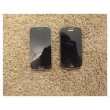Two Samsung Cell Phones U16A