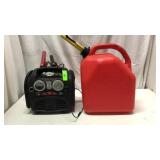 Car Battery Charger & 5gl Gas Can Q8A