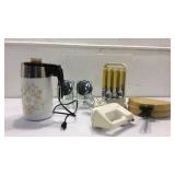 Vintage Electric Corning Ware Percolator & More