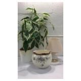 Vintage CachePot and Lamp K