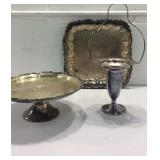 Collection of Vintage Silver Plate Items K