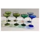 Vintage Coupe Glasses K7E