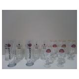 (12) Collectible Beer Glasses