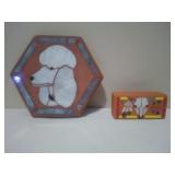 (2) Mosaic Glass Stepping Stones NICE