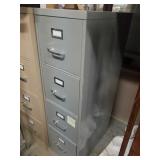 Gray 4 Drawer Filing Cabinet Y4C