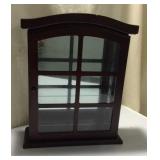 Small Cherry Wood Display Case Y14A