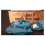 Franklin Mint 1956 T Bird Blue Convertible U8C
