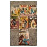 7 DC COMICS Superman 1960s 1970s U16E