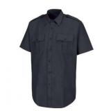 Horace Small Mens Dark Navy Short Sleeve w Zipper