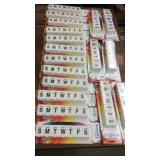 (26) NEW Trisonic Weekly Pill Cases