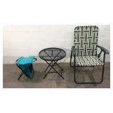 Chair, Stool & Patio Side Table T7G