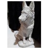 Full Size Antique concrete German Shepherd U12A