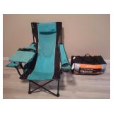 Ozark Trl 10-Person Tent & Kijaro Sling Chair U13B