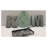 Vintage Tin Letters & More K13C