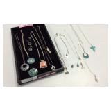 Sterling Native American Turquoise Jewelry K16F