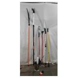 6 Pole Yard Tools w/ Accessories X