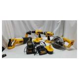 5 Dewalt Battery Powered Tools X