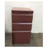 3-Drawer Filing Cabinet w/ Key T13A