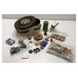 Vintage Filled Sewing Tin K13C