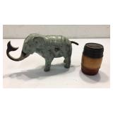 Vintage Elephant Mechanical Bank K16H
