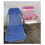 2 Foldable Beach Chairs X12C