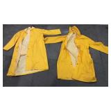 2 Yellow Rain Coats T14H